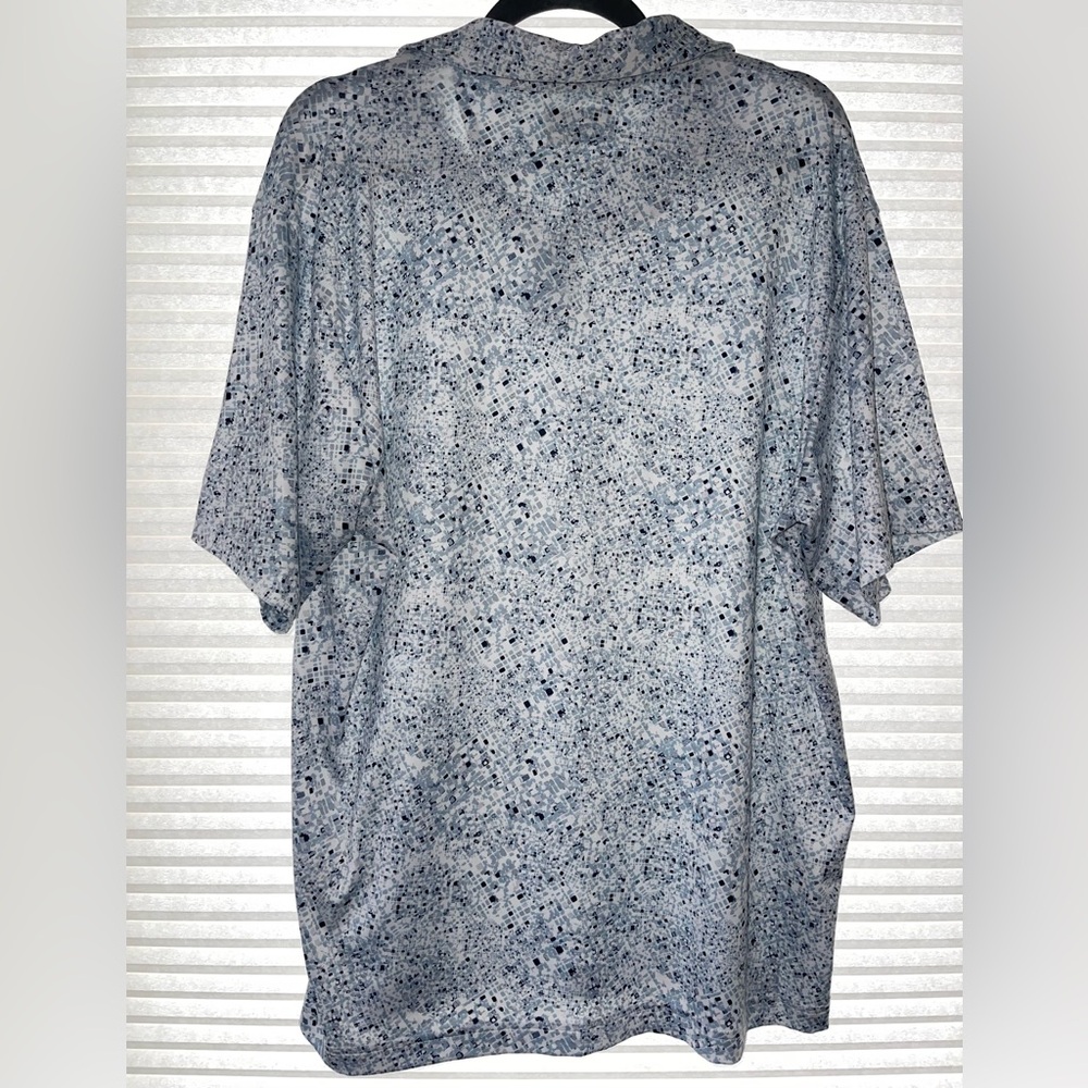 NWOT BEN HOGAN Performance Men's Polo Shirt Blue Printed Size L - Picture 6 of 7